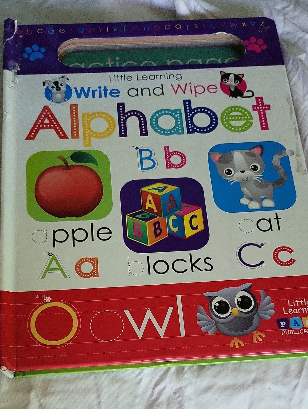 Alphabet Little Learning Library - Write & Wipe Activity Kids Books - Childrens